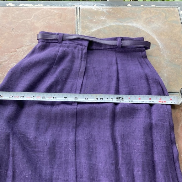 Vintage 90s Purple Pencil Skirt - Picture 6 of 8